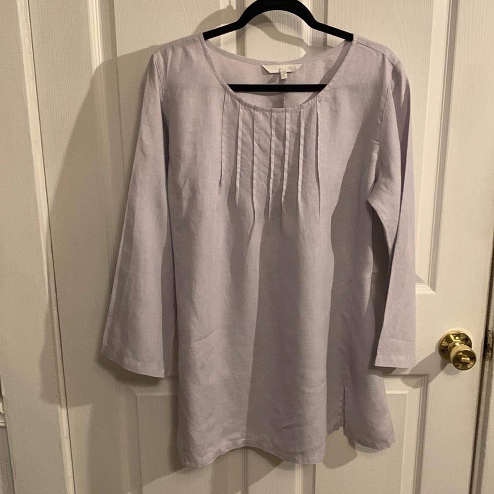 Kleen 100% Linen Women Long Sleeve Shirt